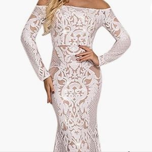 Beautiful white formal dress